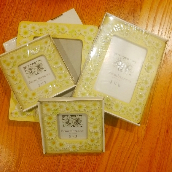 Other - New daisy frame set of four. 5x7, 4x6, and 2 3x3